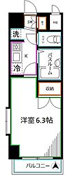 エスコート中野大和町 1Kの間取図画像