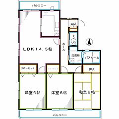 物件の間取り