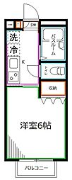 GRAND豊玉 1Kの間取図画像