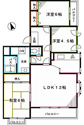 間取図画像 3LDK