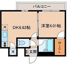 間取図画像 1DK