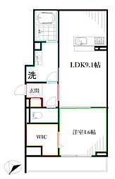 D-comodo深大寺北町 1LDKの間取図画像