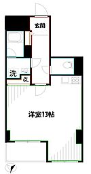 THEPALMS三鷹1 ワンルームの間取図画像