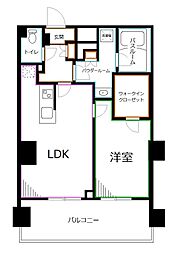 コンフォリア西荻窪 1LDKの間取図画像