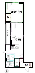 アセットコート小金井本町A 1LDKの間取図画像