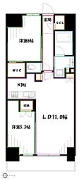 トラープランド翠命館 2LDKの間取図画像