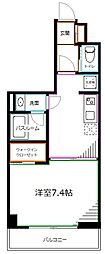 大裕ビル 1Kの間取図画像