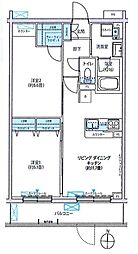 SYNCHRONICITYMusashino 2LDKの間取図画像