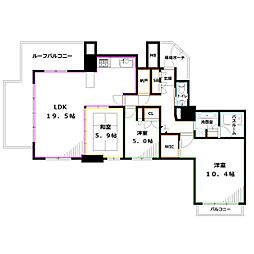 サンクタス吉祥寺ハートランド 3LDKの間取図画像
