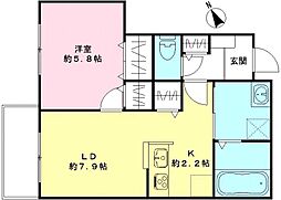 メゾン・ココン(Nearly ZEH\\/ZEH賃貸) 1LDKの間取図画像