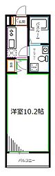 アーバンステージ荻窪 1Kの間取図画像