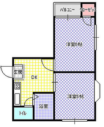 平成ハイツ木田_間取り_0