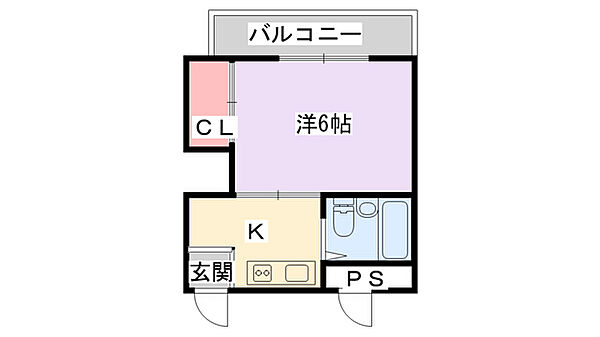 デイム香里β ｜大阪府寝屋川市香里北之町(賃貸マンション1DK・3階・21.00㎡)の写真 その2