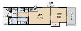 コンフォート中野  ｜ 大阪府四條畷市中野3丁目（賃貸アパート1LDK・3階・34.20㎡） その2