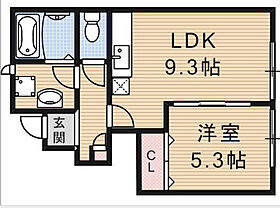 アスピリア砂II  ｜ 大阪府四條畷市砂2丁目（賃貸アパート1LDK・1階・37.22㎡） その2