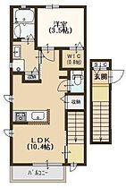 LacineCiel  ｜ 大阪府門真市泉町（賃貸アパート1LDK・2階・41.38㎡） その2