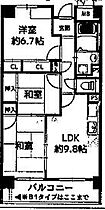 サニーヒル忍ヶ丘  ｜ 大阪府四條畷市岡山4丁目（賃貸マンション3LDK・6階・65.01㎡） その2