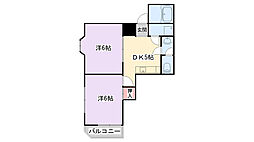 メゾンルイ 2Kの間取図画像