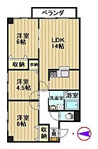 パークシティー八幡 302 ｜ 青森県弘前市大字八幡町3丁目（賃貸マンション3LDK・3階・69.01㎡） その2