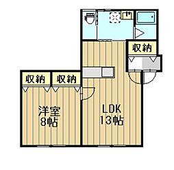 間取図画像 1DK