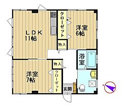 物件の間取り