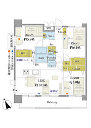 間取図画像 3LDK