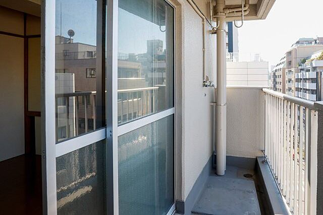 バルコニー 入谷松が谷マンション 8階/-
