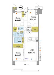 間取図画像 3LDK