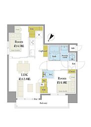 マイキャッスル大塚アーバンステージ 2LDKの間取図画像