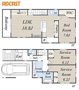 間取り：間取り図