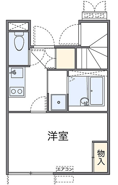 兵庫県神戸市垂水区乙木２丁目(賃貸アパート1K・1階・21.65㎡)の写真 その2