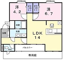 兵庫県神戸市西区玉津町二ツ屋（賃貸マンション2LDK・1階・59.61㎡） その2