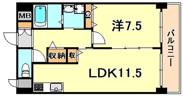 兵庫県神戸市垂水区西舞子７丁目(賃貸マンション1LDK・1階・44.12㎡)の写真 その2