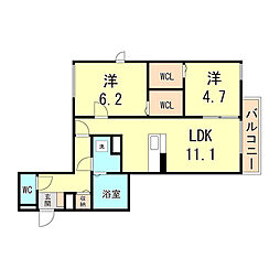 西新町駅 11.0万円