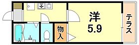 兵庫県神戸市垂水区霞ヶ丘１丁目（賃貸アパート1K・1階・20.62㎡） その2