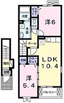 兵庫県神戸市西区伊川谷町有瀬（賃貸アパート2LDK・2階・54.38㎡） その2