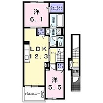 兵庫県明石市大久保町松陰（賃貸アパート2LDK・2階・59.16㎡） その2