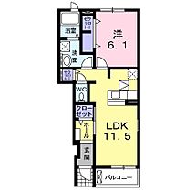 兵庫県明石市大久保町西脇（賃貸アパート1LDK・1階・44.18㎡） その2