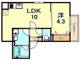 兵庫県神戸市垂水区王居殿２丁目（賃貸アパート1LDK・2階・34.79㎡） その2