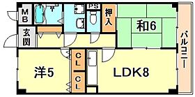 兵庫県神戸市垂水区星が丘１丁目（賃貸マンション2LDK・2階・49.00㎡） その2