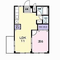 兵庫県明石市魚住町錦が丘２丁目（賃貸アパート1LDK・2階・39.73㎡） その2