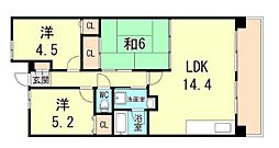 アプリーレ垂水 3LDKの間取図画像