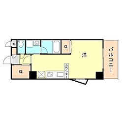 JR東海道・山陽本線 兵庫駅 徒歩6分の賃貸マンション 5階1Kの間取り