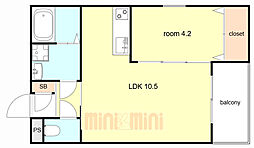 間取図画像 1LDK