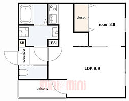 阪神本線 大物駅 徒歩12分 2階/-