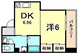 間取図画像 1DK
