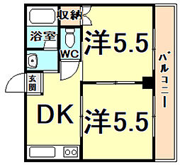 阪神武庫川線 武庫川団地前駅 徒歩10分