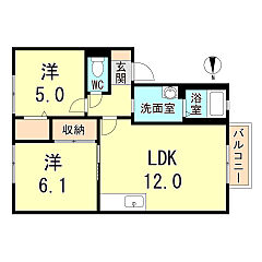 物件の間取り
