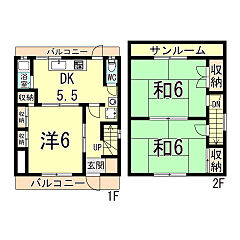 物件の間取り