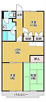 サニーパーク上尾 306 ｜ 埼玉県上尾市西宮下３丁目150-3（賃貸マンション3DK・3階・52.73㎡） その2